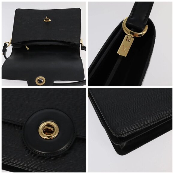 LOUIS VUITTON Epi Free Run Shoulder Bag Black - Picture 11 of 15